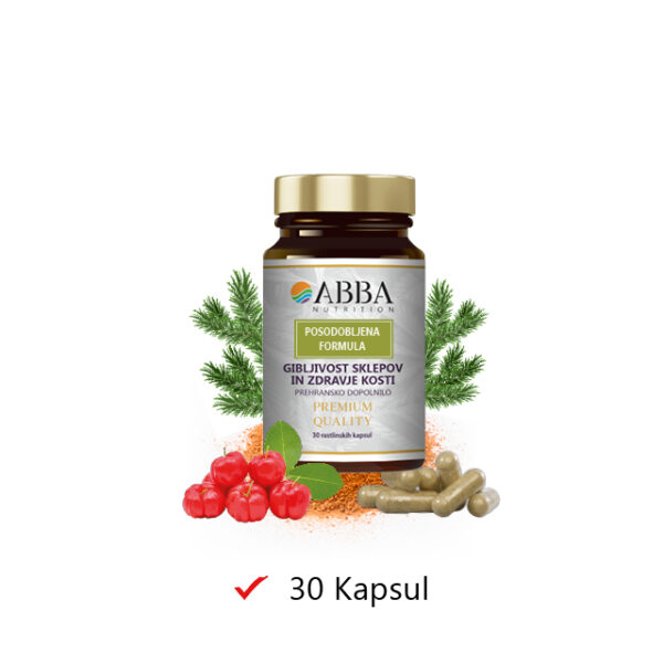 Kapsule za gibljivost sklepov in zdravje kosti - 1 mesečni paket